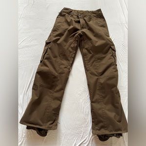 Women’s Small Brown Burton Snowboard Pants